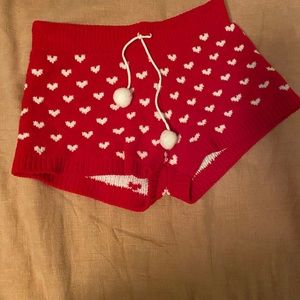 Betsy Johnson night heart shorts